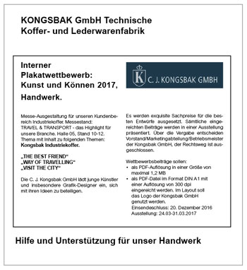 Kongsbak GmbH Interner Plakatwettbewerb
