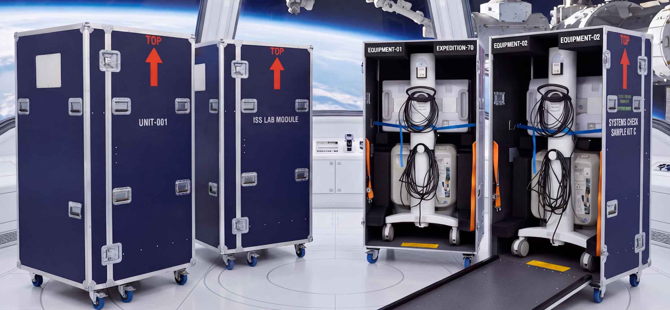Flightcase mit Rampe nach Maß | Für Medizintechnik & Industrie | KONGSBAK